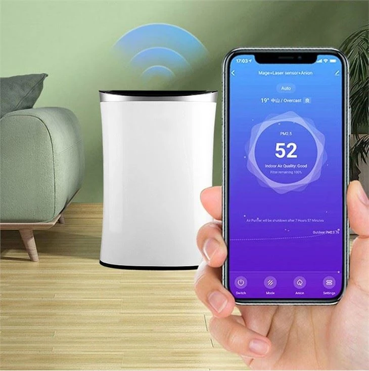 BKJ-350A Wifi Remote Control Home Air Purifier
